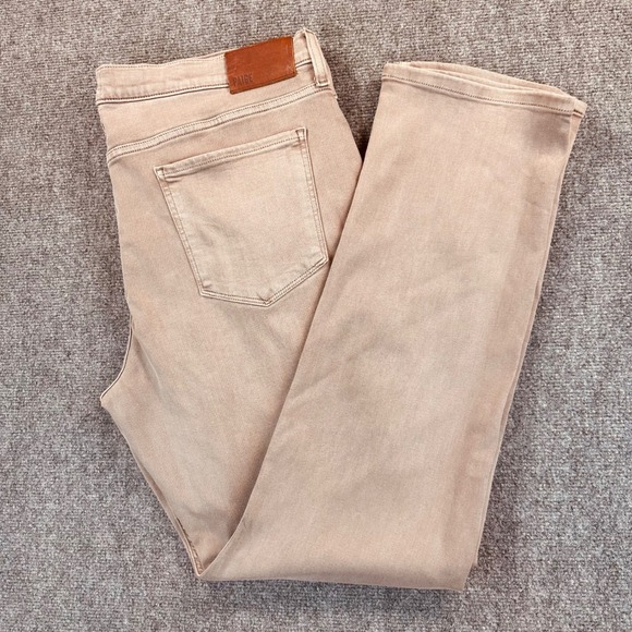 Paige Mens 40 Federal Slim Straight Transcend Smoked Wine Jeans Stretch Everyday